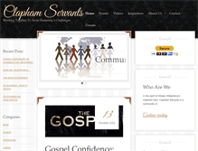 Tablet Screenshot of claphamservants.org